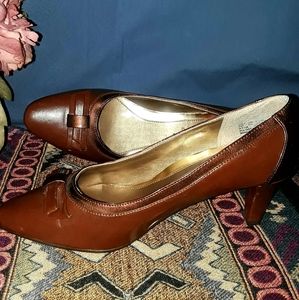 Soft Styles Brown Pumps